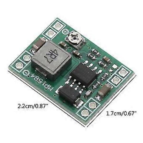 MP1584EN DC-DC 3A Nedtransformator Justerbar Modul Överträffar LM2596 24V till 12V9V5V3V Ultraliten MP1584