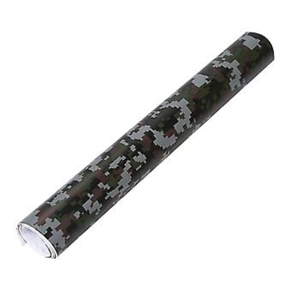 1 Rulla Camo Autotarra Kuitu Pyörä Pvc Vinyylitarra Camo Maa Tarra