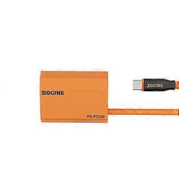 PD-FZ100 Type-C USB-C til FZ100 Dummy Batterikabel Flettet Ledning til A7III A7RIII A7SIII A7RM4 A9 A7M3 A7C FX3