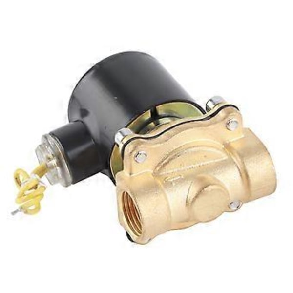 G1/2 Tum Mässing Magnetventil Vattentryck Normalt Stängd Direktverkande 2W16015AC110V