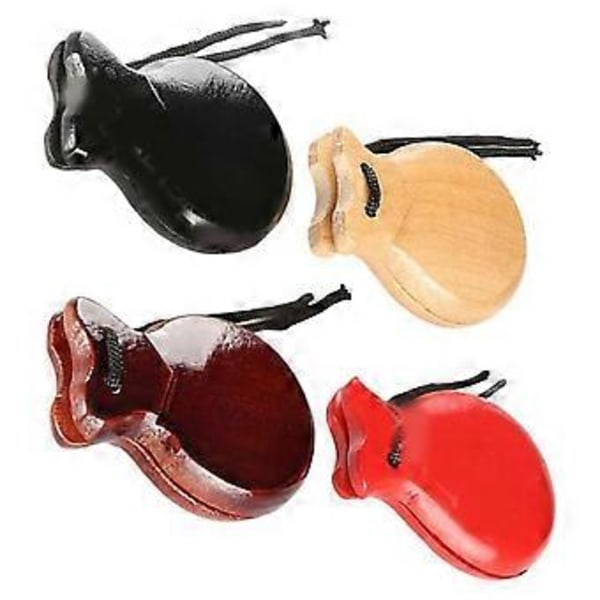Flamenco Dans Orff Slagverkinstrument Rap Hardtre Spanske Kastanjetter