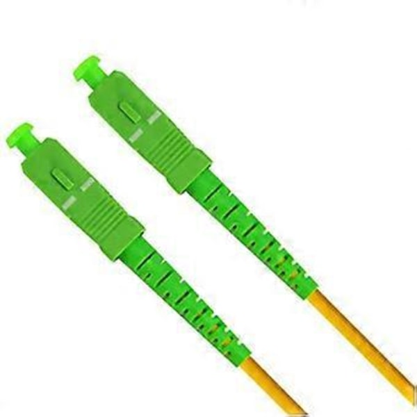 SC til SC Fiber Optisk Patch Jumper Kabel 3.0mm Ledning Singlemode Simplex PVC G652D SM 1310/1550nm FTTH 2m