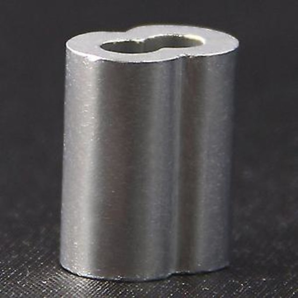 100st Aluminium Krymphylsa för 3mm Diameter Vajer och Kabel