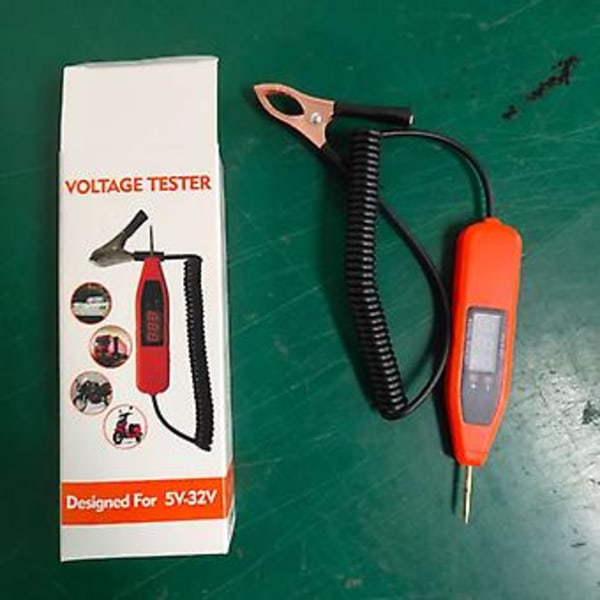 Bilkretsanalysverktyg Säkringar Kretssond Testpenna Spänning Digital Display