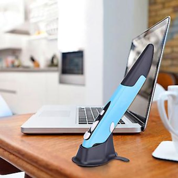 Trådlös Optisk Penna Mus Ergonomisk Dator 2.4GHz Pennmus