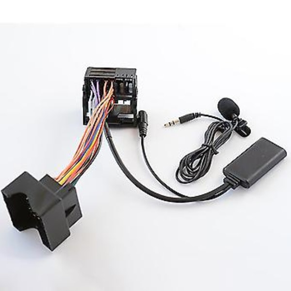 Auton Aux-sovitinkaapeli Bluetooth +mikrofoni sopii 307 308 407 Rd4 Radio Cd -malleihin