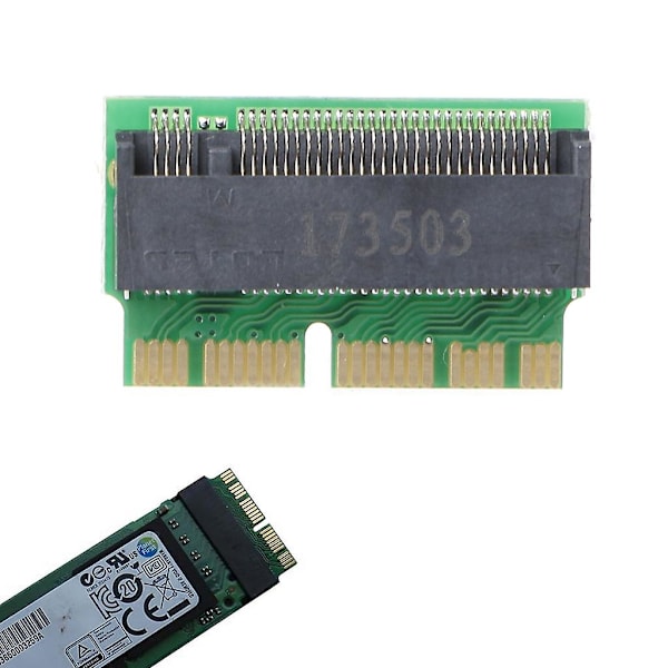 Pcie för M.2 Nvme M-key Ssd-konverteradapter Ssd-uppgraderingskit för 2013 2014 2015