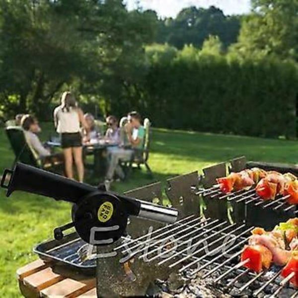 Matlaging Ild Luftblåser Belg Matlagingsverktøy Utendørs Vifte Grill Camping Piknik