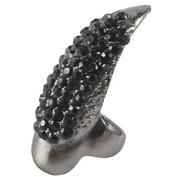 10 st/set DIY Smycken Punk Pavé Tå Böj Fingertoppsring Set