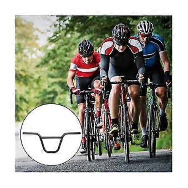 Bergscykelstyre U-format Styren 600mm Styre Downhill Horisontell Cykeltillbehör