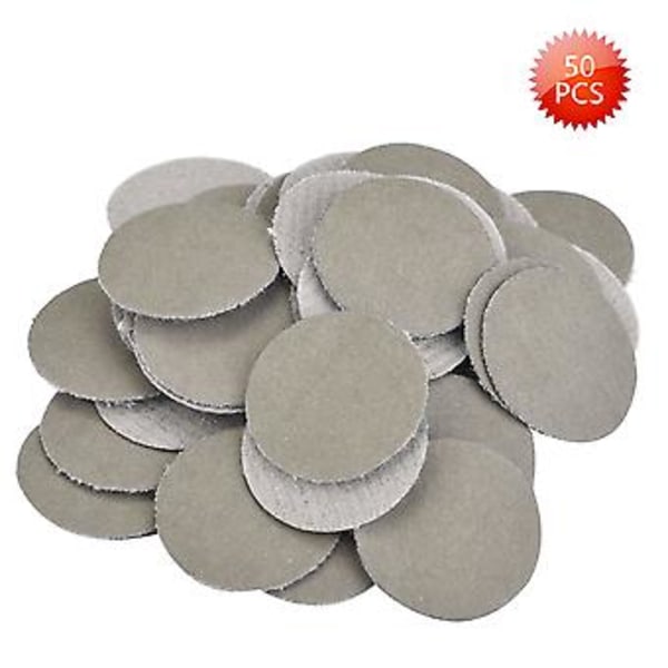 50 stk. Krog og Løkke 25 mm Slibeskiver, Slibe- og Poleringspapir, 5000# Slibepapir til Glat Finish og Detaljearbejde