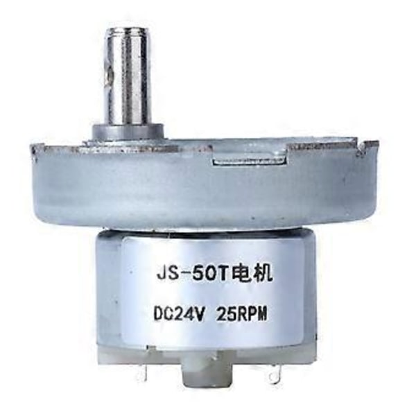 Mini Motor Varvtalsreducerande DC24V Mikromaskinstillbehör 25RPM 4W JS50T