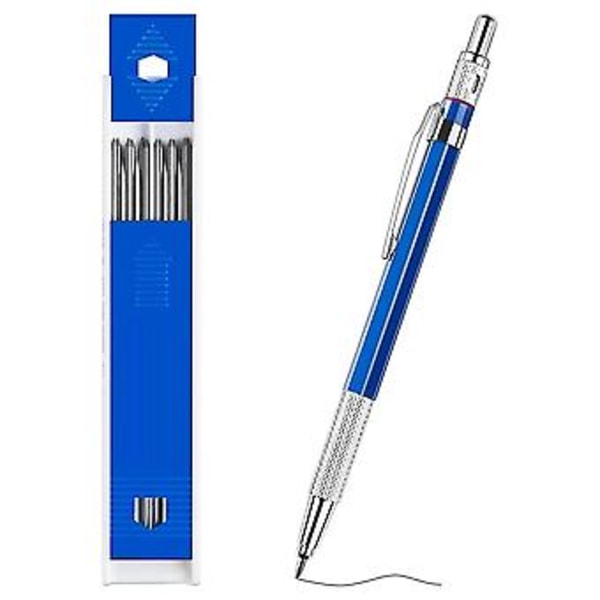S Penna Med 6st Runda S, 2.0 Mm Mekanisk Penna Er För Rörläggare Cons