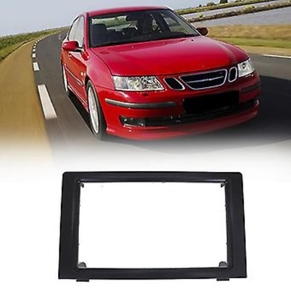 Bilradio Fascia Instrumentpanel 2 Din Ramme Trim Kit Til Saab 9-3 2007-2011