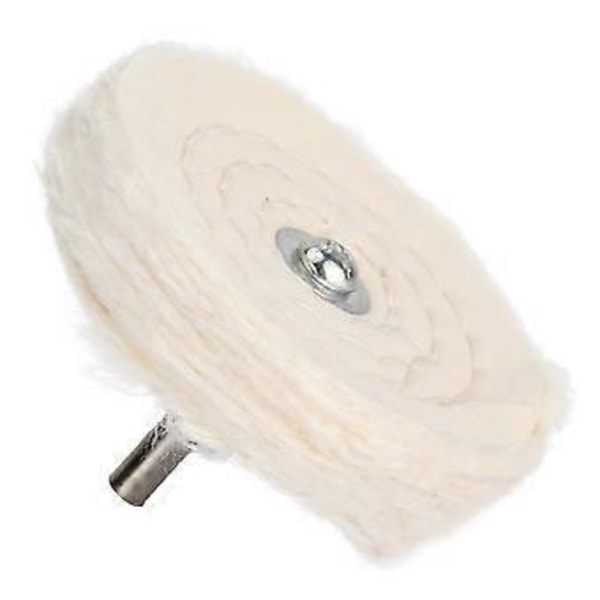 10 st T-typ Bomullsduk Skaft Polering Slipning Polerhjul Verktyg För Smycken (75mm)