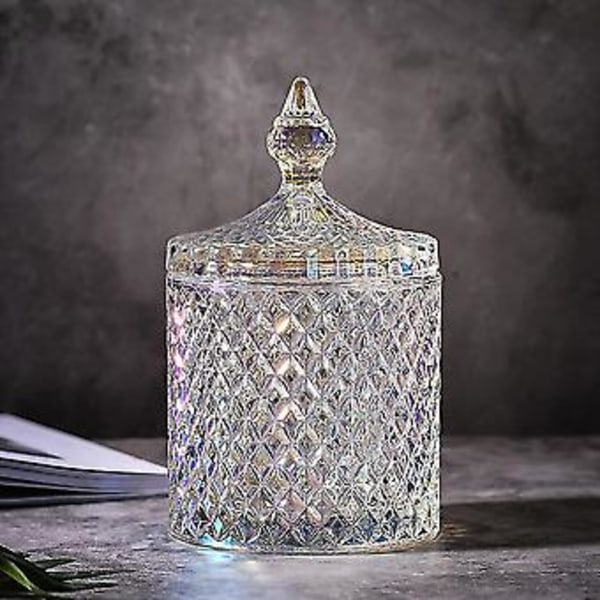 Resin Æskeforme Med Låg, 3D Krukke Silikoneform, Smykkeopbevaringsbeholder Æskeform Til Resin Støbning
