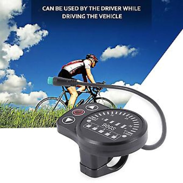 Kt-900s E-bike LED Display Mätare Kontakt Display Tabell 24v/36v/48v Elec