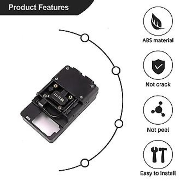 Motorcykel Navigationsbeslag Abs, Mobiltelefon Usb Opladning Sort Holder Til R1200gs F800gs F700gs