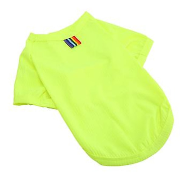 Hengittävä koiran paita, lyhythihainen, joustava ja mukava koiran lyhythihainen T-paita pienille koirille, kevät, kesä, vihreä, 2XL