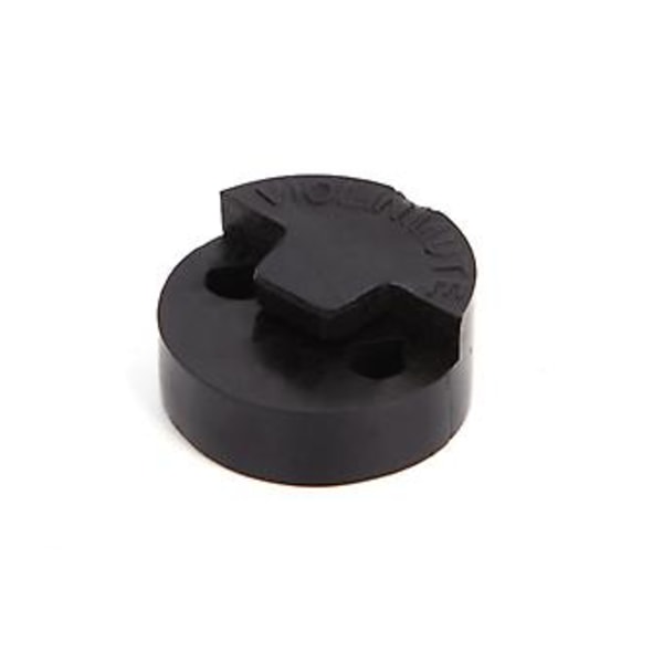 1 stk. Akustisk Gummi Fiolindemper Fiolin Demper For Fiolin Sourdine Verktøy Svart