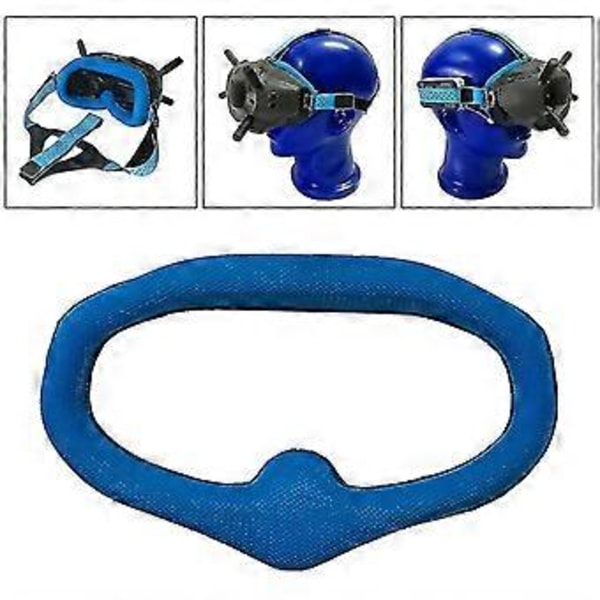 Mjuk Hudvänlig Tygskum Vaddering Tillbehör För Dji Fpv Goggles, Lätt Att Byta Ut - Blå