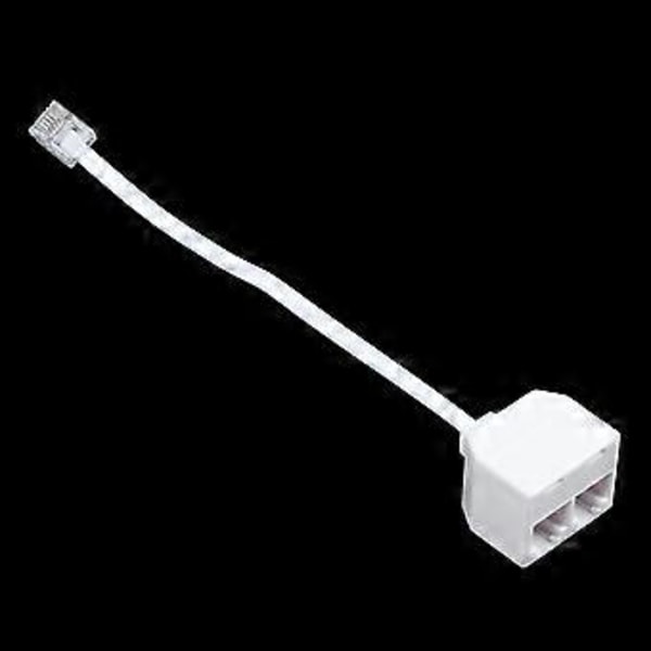 6p2c Rj11 Til Fe Toveis Telefon Splitter Konverter Kabel