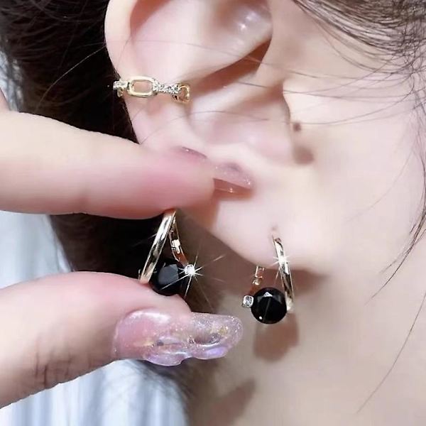 Kvindernes Øreringe Mikro Belagt Super Glitter Delikate Stud Øreringe