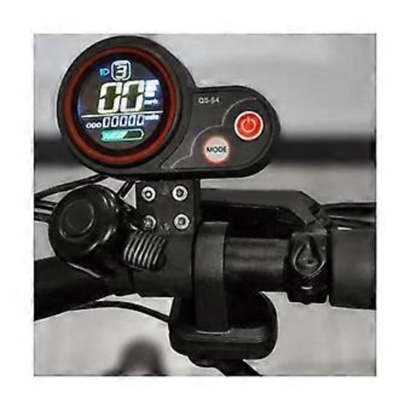 Qs-s4 36v-60v Tumgas LCD Display Kit+Tändningslås Nyckel För Zero 8 9 10 8x 10x Elscooter