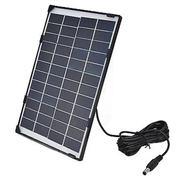 Solpanel til lampe, DC5521 Output 6W 12V Solar Opladningsmodul V Solpaneloplader Ekceptionel Værdi