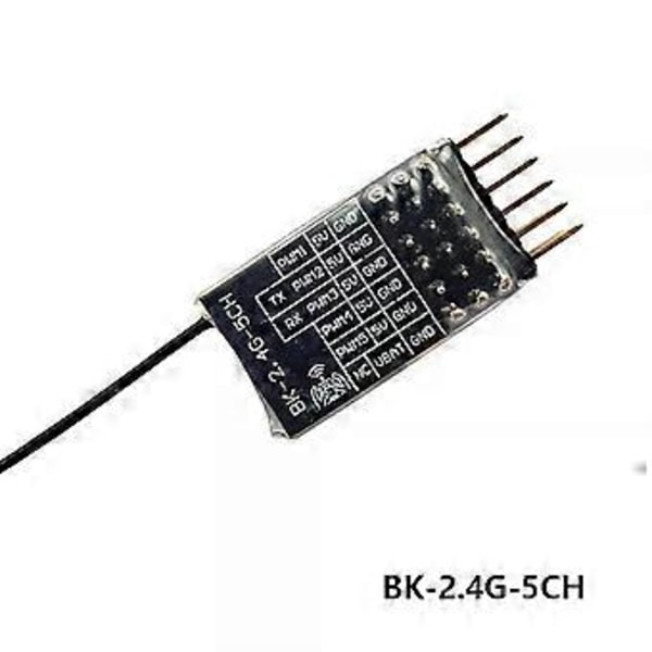 ELRS 2.4Ghz 5CH PWM ExpressLRS Mottaker med 2DBi 2.4G Kobberrør Antenne PWM/CRSF Protokoll for RC FPV Fastvinge Drone