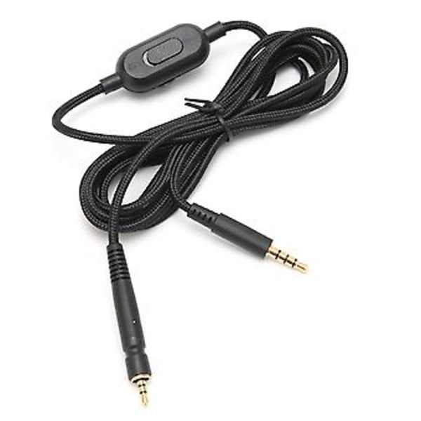 Hodetelefonkabel med volumkontroll og mikrofon dempefunksjon for SteelSeries PC373D GSP350 GSP500 GSP600
