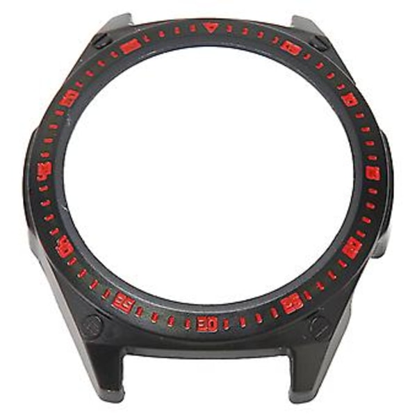 Smart Watch Fodral Fullt Skydd Förhindrar Repor Ersättningsklockskydd för GT 3 Svart Röd
