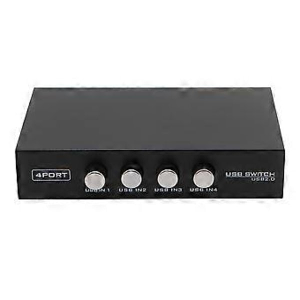 USB Switch Selector KVM Switch Adapter 4 in 1 Out PC USB Delningsenheter för PC Skanner Skrivare