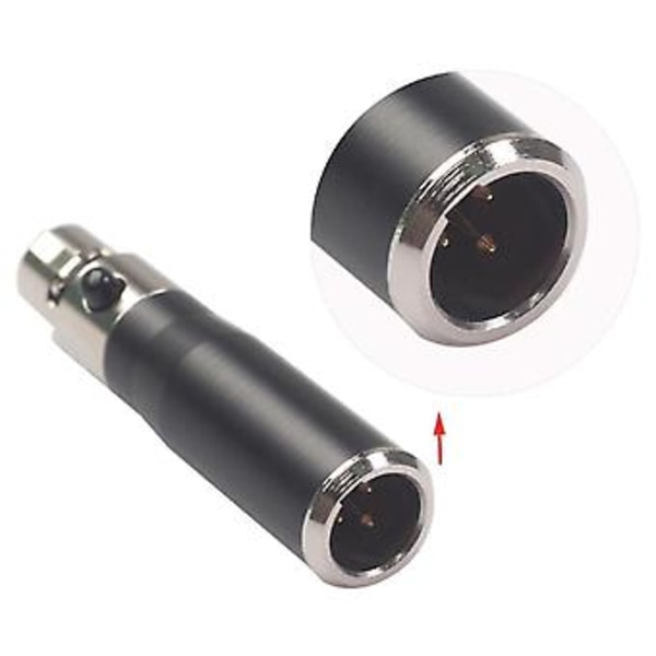 Xlr Mini 3-Pin Hane Till 4-Pin Hona Ljudadapterkontakt Hi-fi Signalomvandlare Adapter För