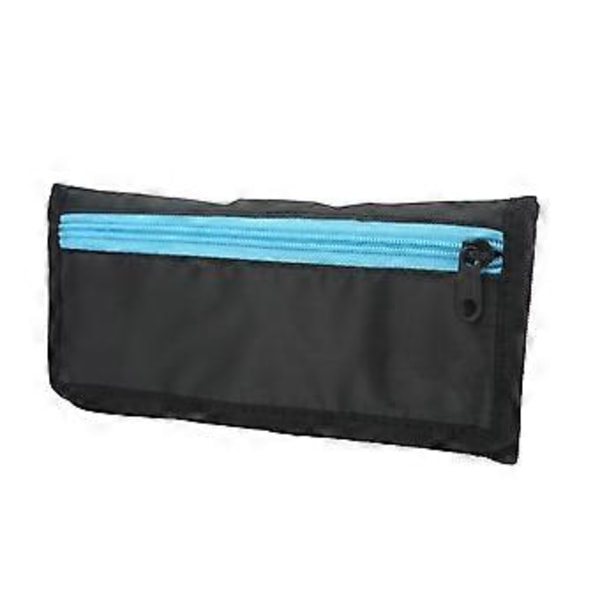 Batteriförvaringsväska Nylon Dragkedja Design 4 Små Fack Inuti Bärbar Minneskortsförvaringsväska med Kardborreband