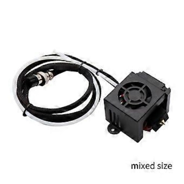 for CR10 3D-skriver Hot End Ekstruder Dyse Kit MK8 0.4 Presisjonsmessingdyse Effektiv Varmeavledning