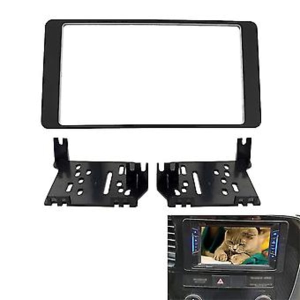 2din Bilradio Fascia For 2014+ DVD Ramme Plate Adapter Montering Dash Inat Bezel