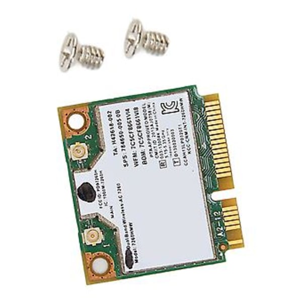 Mini PCIE Wi-Fi Netværkskort, 7260HMW Netværkskort 300Mbps Trådløst Netværkskort Mini PCIE Wi-Fi Kort Ægte Excellence