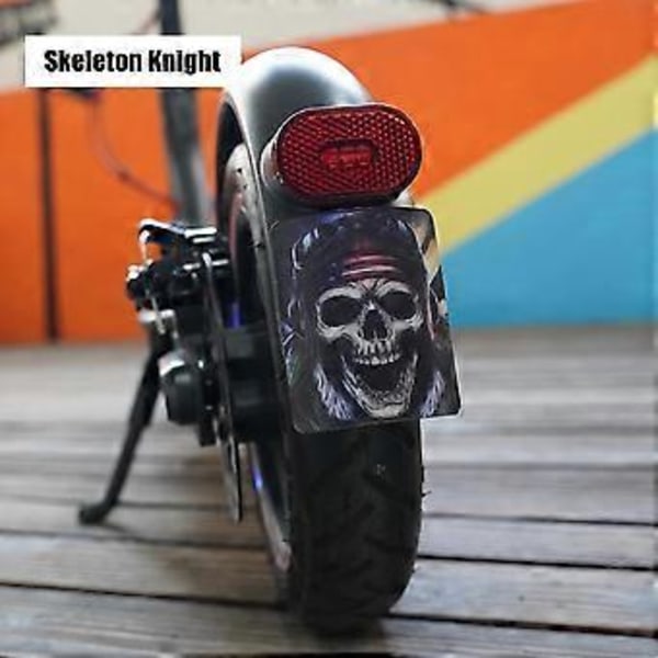 1 ST Fender Sticker För Xiaomi Scooter Pro 1S Pro2 Bakre Hjulskärm Reflekterande Dekoration Natt Säker Körning Tillbehör