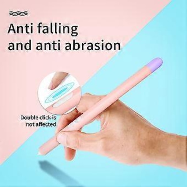 Galaxy S6 Lite Kynäholkki Tablettikynä Kosketuskynä Silikonikotelo Suojaholkki Pinkki