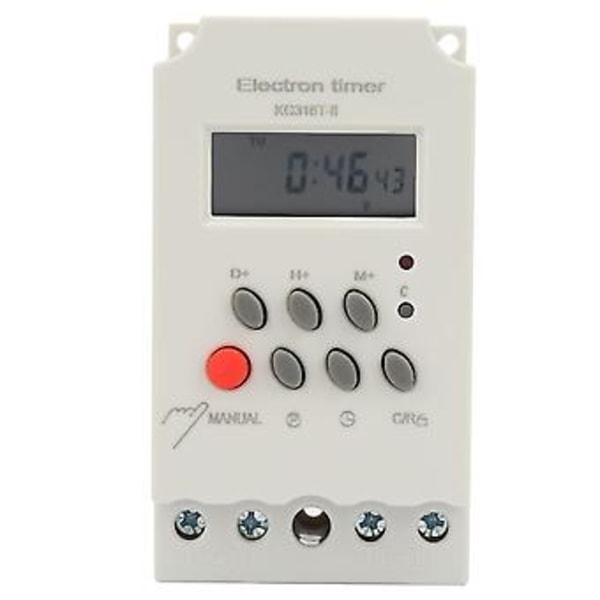 KG316t iI Mikrodatamaskin Programmerbar Tidskontroller Elektronisk Timer 220VAC 25A