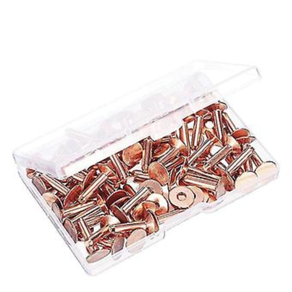 100 Set Nitar Och Brickor S Nitfäste För Kragar DIY Hantverk