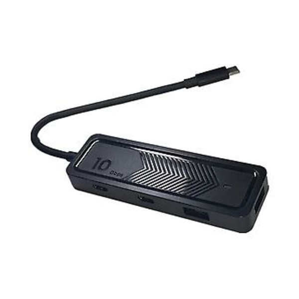 Dator 6-i-1 USB-expander 10 Gbps Snabb Dataöverföring USB-C Splitter USB 3.
