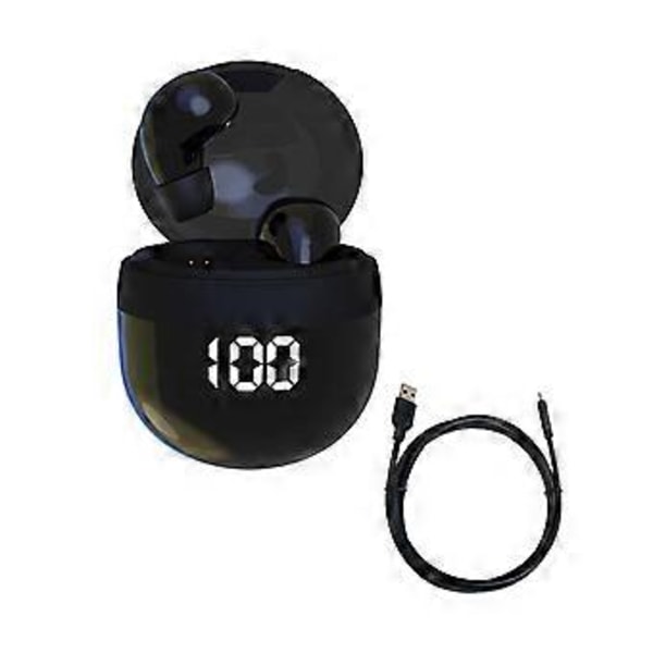 SK18 Superbass Hörlurar TWS Trådlöst Bluetooth Headset med Mikrofon Smart Touch Hörlurar Brusreducerande Öronsnäckor Osynliga