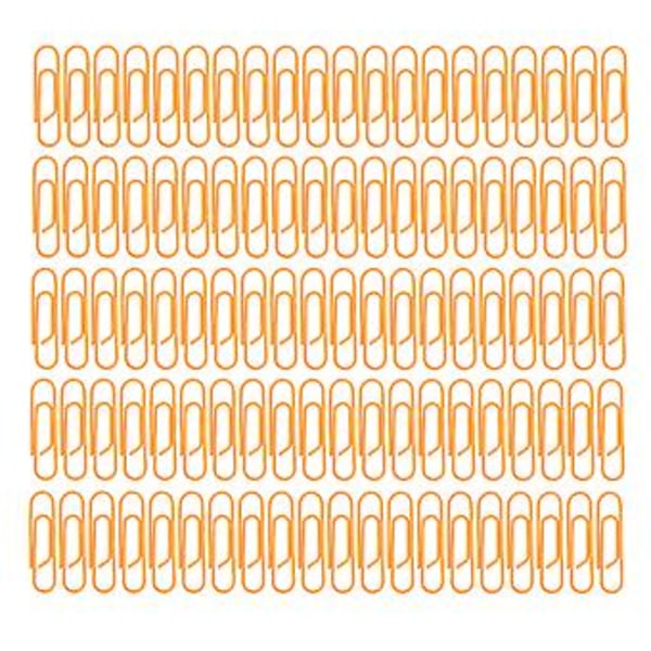 3 Æsker Orange Papirclips: Små, Bærbare, Søde Clips til Filsortering