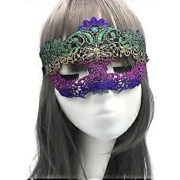 Pitsinen Mardi Gras Naamiaisnaamio Halloween Juhla Venetsialainen Naamio