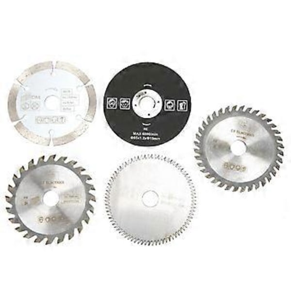 5 kpl 85 mm sisähalkaisija 15 mm minikarbidipyörösahanterä leikkaustyökaluun