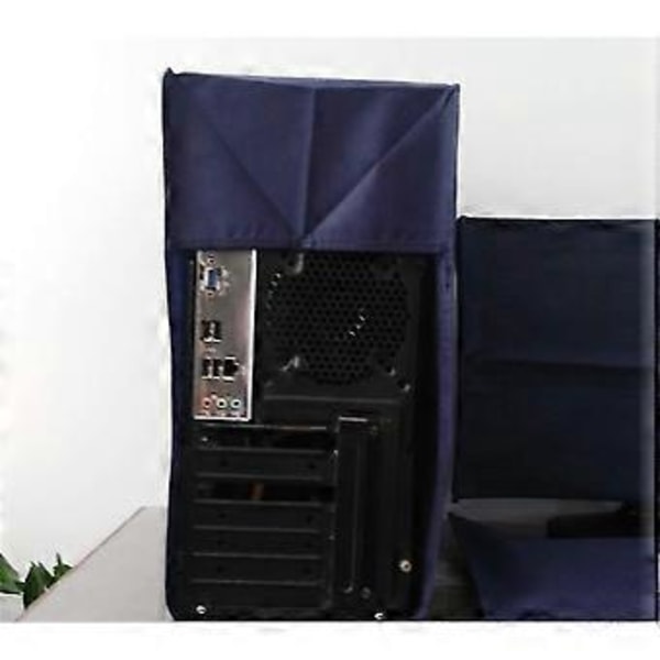 3-delat Skyddsset för Stationär Dator, Skydd för CPU-skärm Dator PC Tangentbord Torn Dammtätt Fodral (27 Tum)