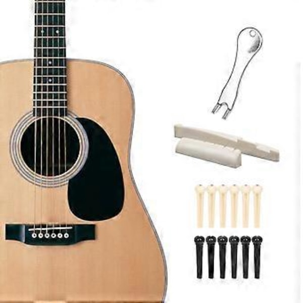 12 stk. Gitar Bro Pinne Trekker Fjerner Akustisk Gitar Bro Pinner Plugger