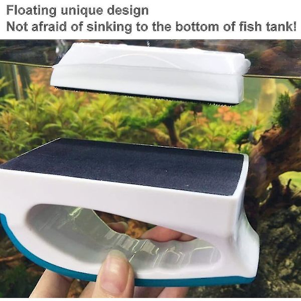 Akvariemagnetisk glasrengörare Fisk Tank Glasrengöringsborste